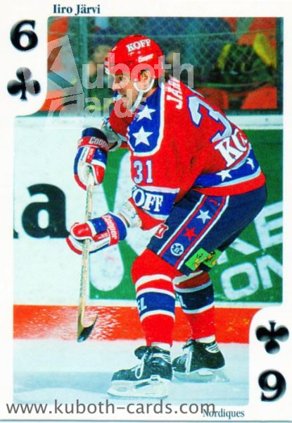 NHL 1999-00 Finnish Cardset Aces High - No C6 - Iiro Järvi