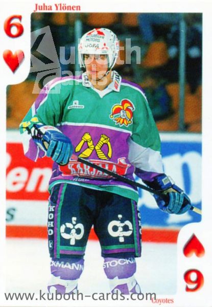 NHL 1999-00 Finnish Cardset Aces High - No H6 - Juha Ylönen