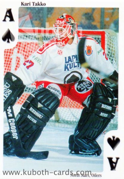 NHL 1999-00 Finnish Cardset Aces High - No SA - Kari Takko