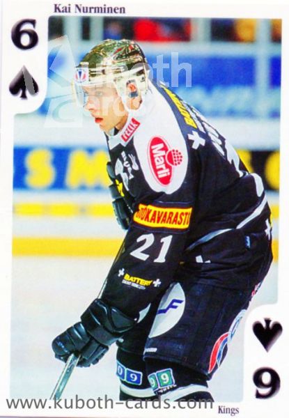 NHL 1999-00 Finnish Cardset Aces High - No S6 - Kai Nurminen