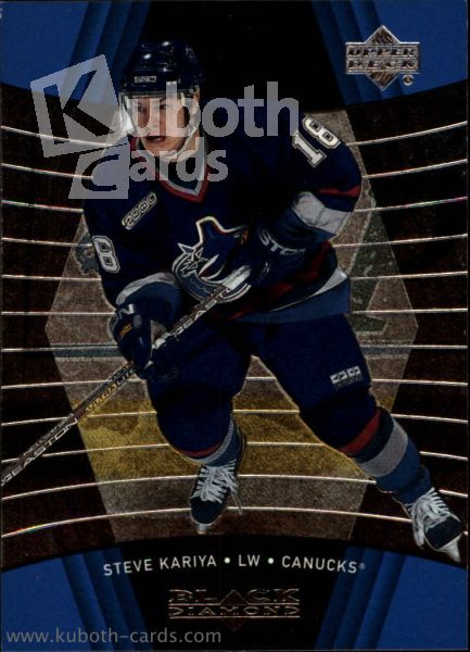 NHL 1999-00 Black Diamond - No 85 - Steve Kariya