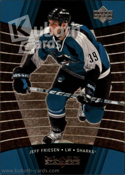 NHL 1999-00 Black Diamond - No 76 - Jeff Friesen