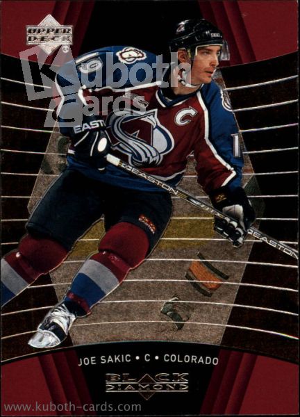 NHL 1999-00 Black Diamond - No 25 - Joe Sakic