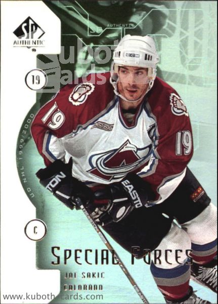 NHL 1999-00 SP Authentic Special Forces - No SF2 - Sakic