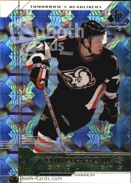 NHL 1999-00 SP Authentic Tomorrow's Headliners - No TH3 - Maxim Afinogenov