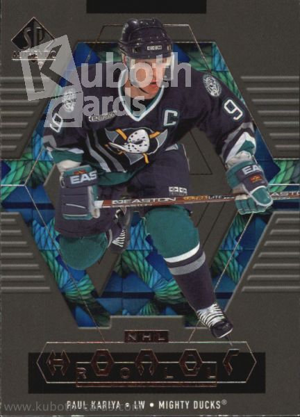 NHL 1999-00 SP Authentic Honor Roll - No HR1 - Paul Kariya