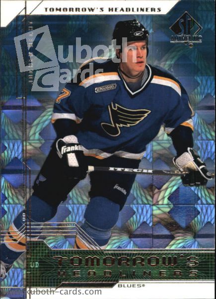 NHL 1999-00 SP Authentic Tomorrow's Headliners - No TH8 - Jochen Hecht