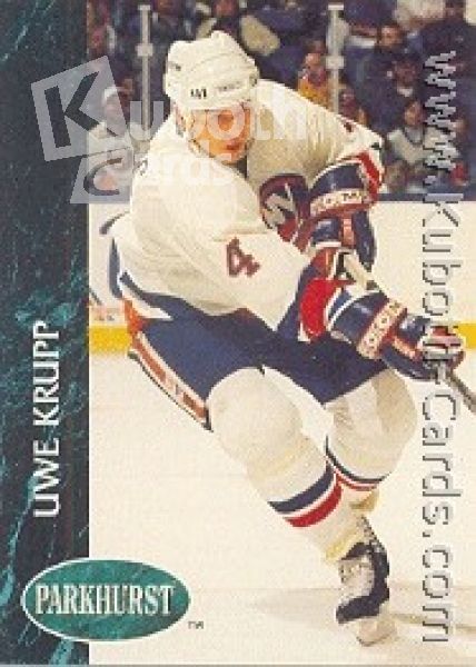 NHL 1992 / 93 Parkhurst - No 101 - Uwe Krupp