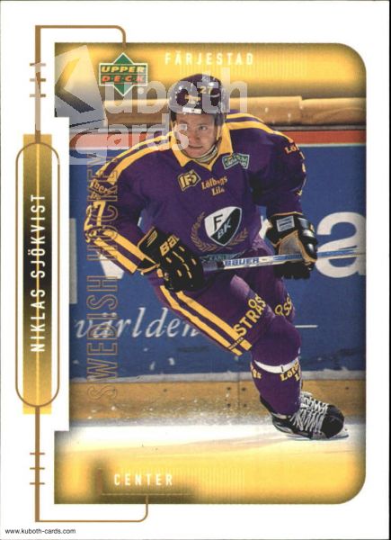 NHL 1999-00 Swedish Upper Deck - No 60 - Niklas Sjökvist