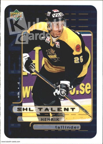 NHL 1999-00 Swedish Upper Deck - No 201 - Henrik Tallinder