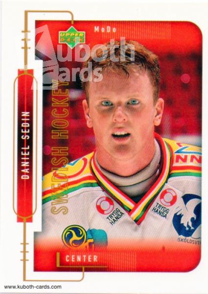 NHL 1999-00 Swedish Upper Deck - No 217 - Daniel Sedin