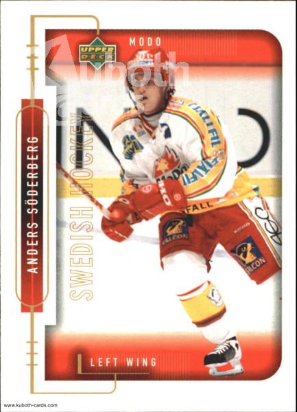 NHL 1999-00 Swedish Upper Deck - No 183 - Anders Söderberg