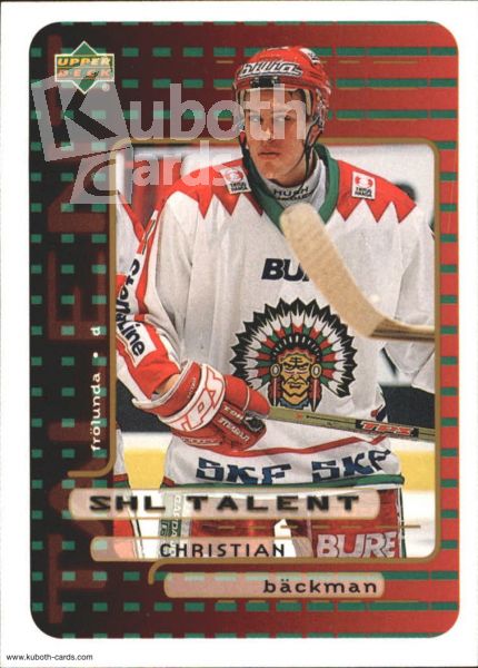 NHL 1999-00 Swedish Upper Deck - No 216 - Christian Bäckman