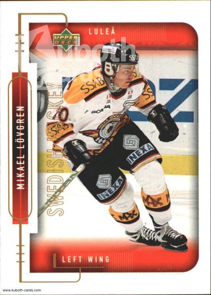 NHL 1999-00 Swedish Upper Deck - No 144 - Mikael Lövgren