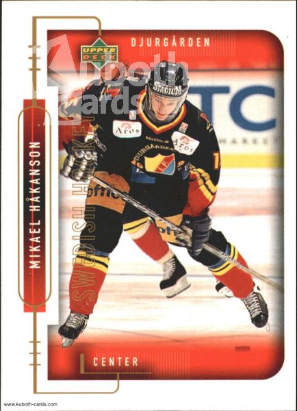 NHL 1999-00 Swedish Upper Deck - No 43 - Mikael Hakanson