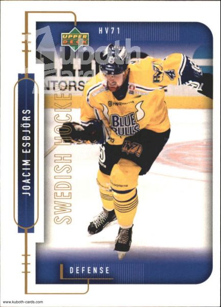 NHL 1999-00 Swedish Upper Deck - No 88 - Joacim Esbjörs