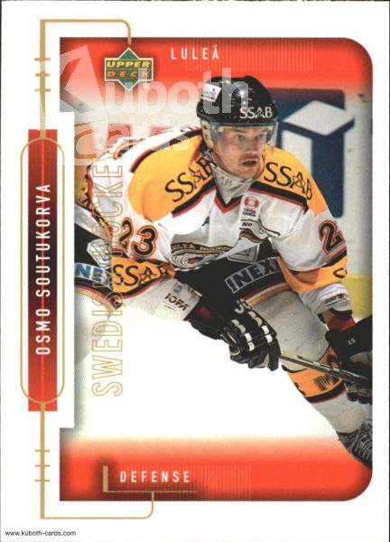 NHL 1999-00 Swedish Upper Deck - No 137 - Osmo Soutukorva