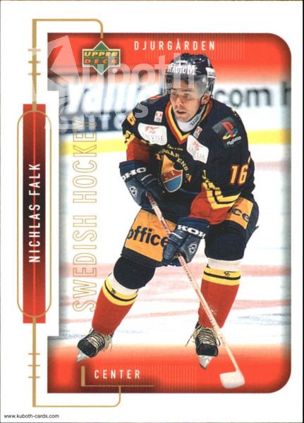 NHL 1999-00 Swedish Upper Deck - No 42 - Nichlas Falk