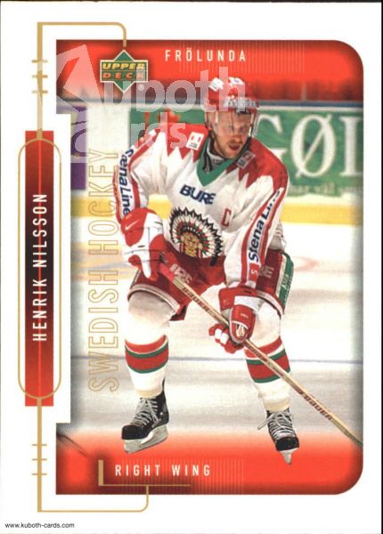 NHL 1999-00 Swedish Upper Deck - No 84 - Henrik Nilsson