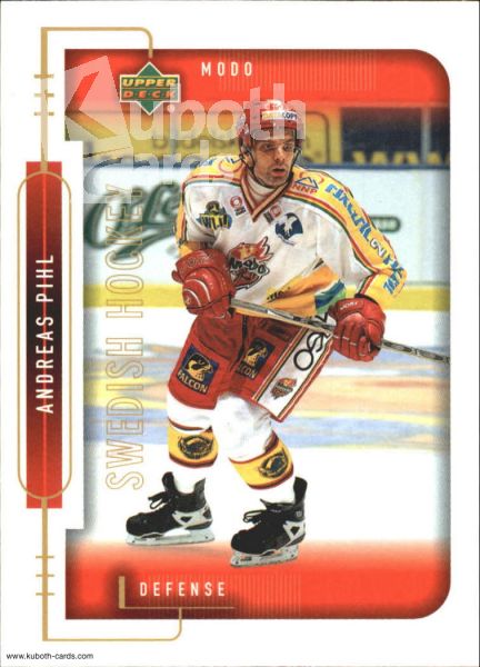 NHL 1999-00 Swedish Upper Deck - No 174 - Andreas Pihl