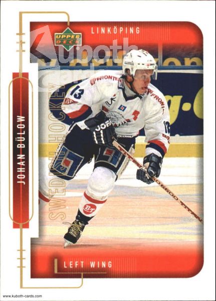 NHL 1999-00 Swedish Upper Deck - No 134 - Johan Bülow