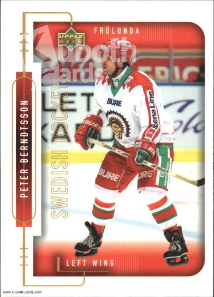 NHL 1999-00 Swedish Upper Deck - No 82 - Peter Berndtsson