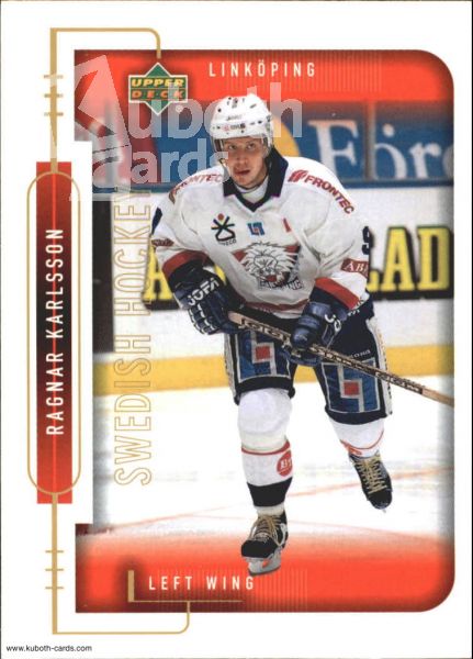 NHL 1999-00 Swedish Upper Deck - No 128 - Ragnar Karlsson