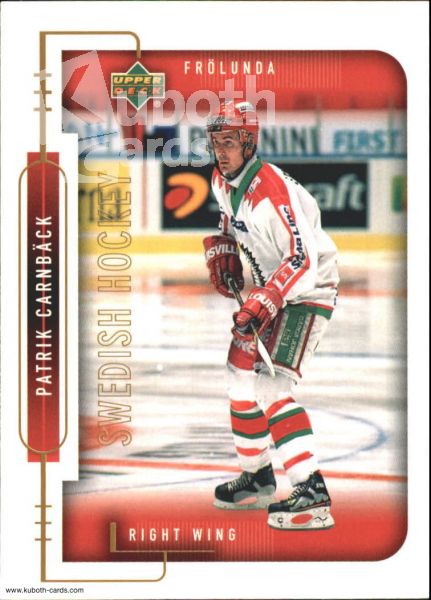 NHL 1999-00 Swedish Upper Deck - No 81 - Patrik Carnbäck