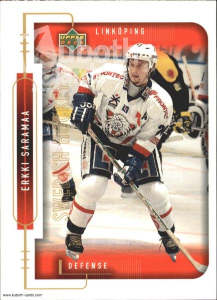 NHL 1999-00 Swedish Upper Deck - No 122 - Erkki Saramaa