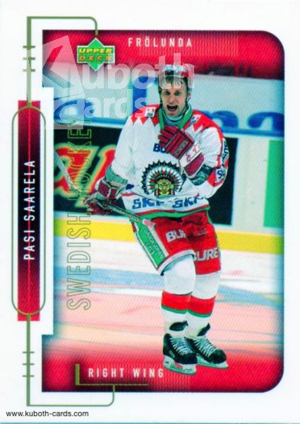 NHL 1999-00 Swedish Upper Deck - No 78 - Pasi Saarela