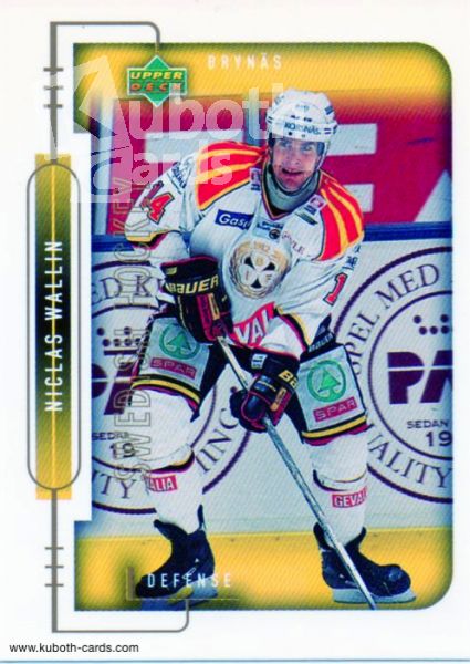 NHL 1999-00 Swedish Upper Deck - No 23 - Niclas Wallin