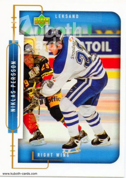 NHL 1999-00 Swedish Upper Deck - No 110 - Niklas Persson