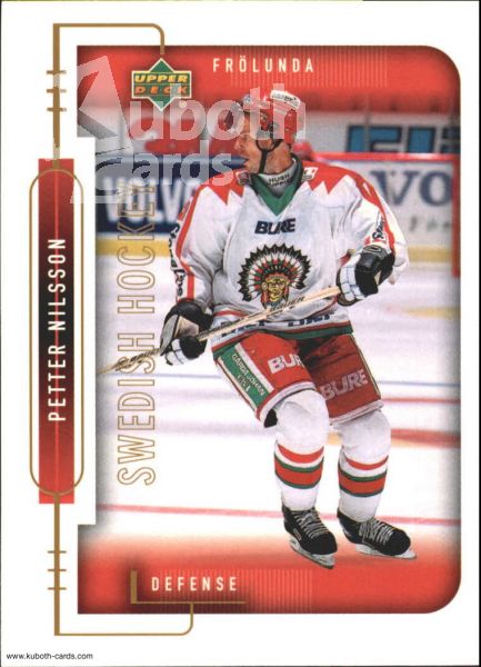 NHL 1999-00 Swedish Upper Deck - No 70 - Petter Nilsson