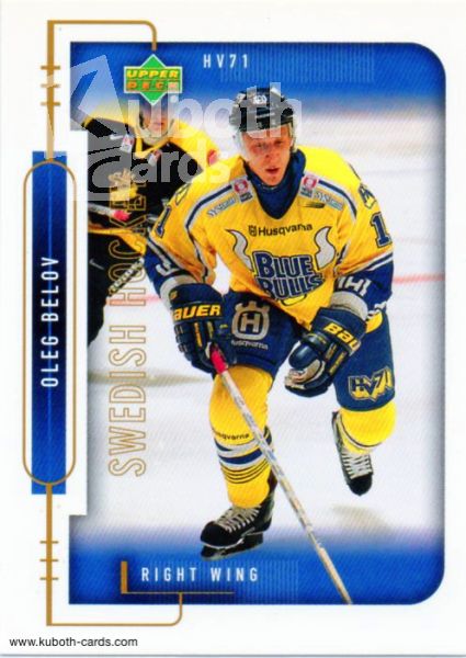 NHL 1999-00 Swedish Upper Deck - No 92 - Oleg Belov