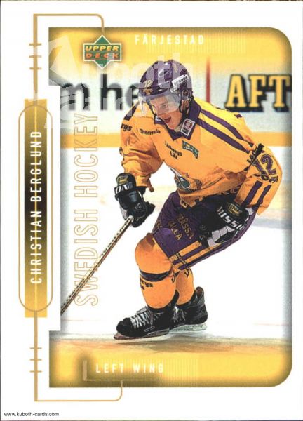 NHL 1999-00 Swedish Upper Deck - No 68 - Christian Berglund