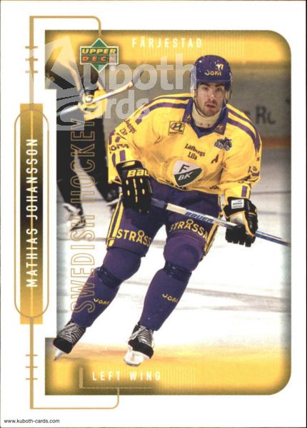 NHL 1999-00 Swedish Upper Deck - No 64 - Mathias Johansson