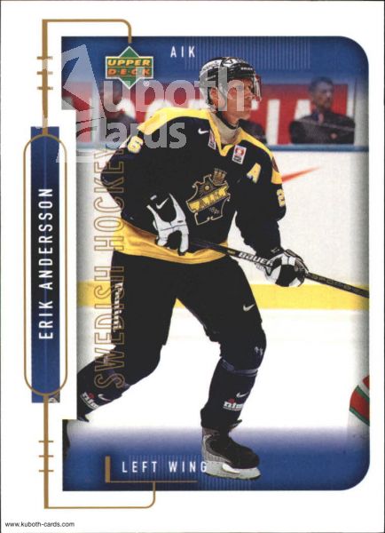 NHL 1999-00 Swedish Upper Deck - No 17 - Erik Andersson