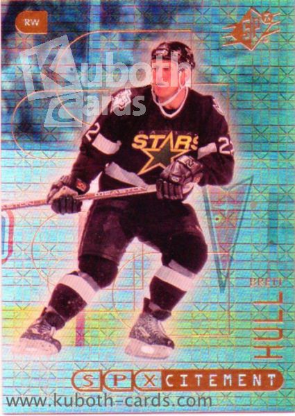 NHL 1999-00 SPx SPXcitement - No X10 - Brett Hull