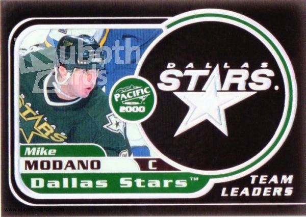 NHL 1999-00 Pacific Team Leaders - No 9 - Mike Modano