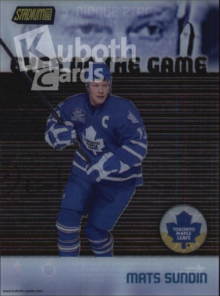 NHL 1999-00 Stadium Club Eyes of the Game - No EG8 - Mats Sundin