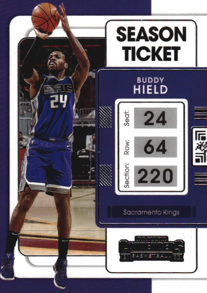 NBA 2021-22 Panini Contenders - No 69 - Buddy Hield