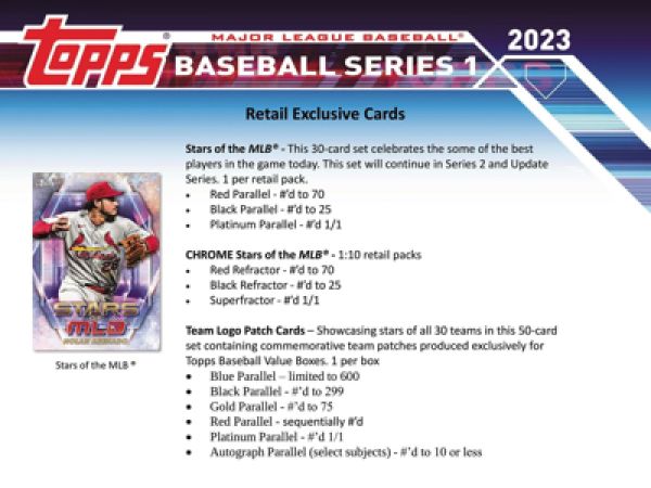 MLB 2023 Upper Deck Series 1 Retail - Box