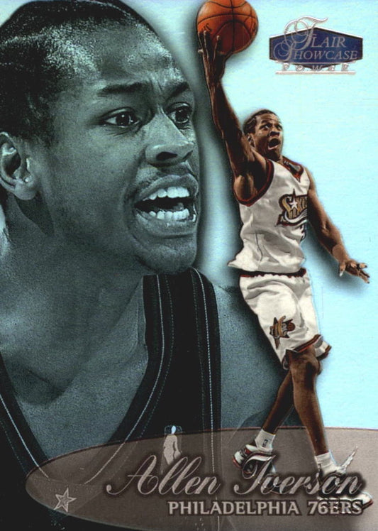 NBA 1998 / 99 Flair Showcase Row 3 - No 6 - Allen Iverson