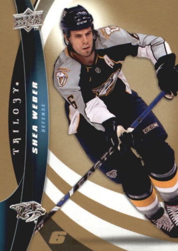 NHL 2009-10 Upper Deck Trilogy - No 6 - Shea Weber