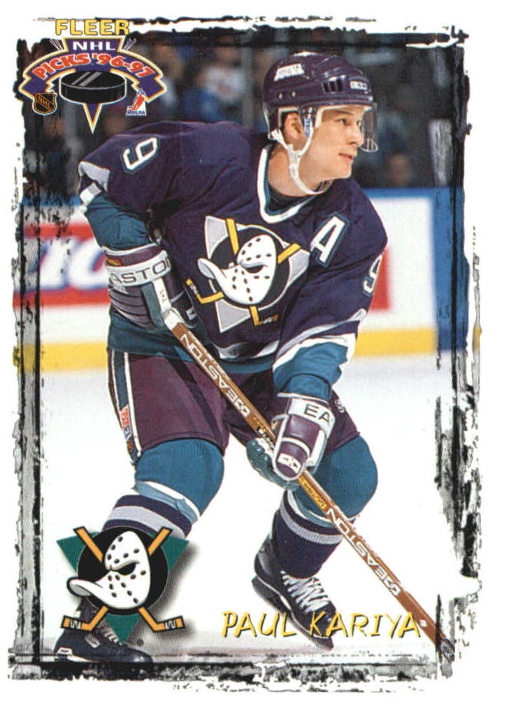 NHL 1996 / 97 Fleer Picks - No 6 - Paul Kariya