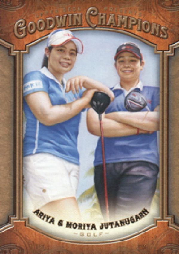 Golf/M 2014 Upper Deck Goodwin Champions - No 6 - Ariya & Moriya Jutanugarn