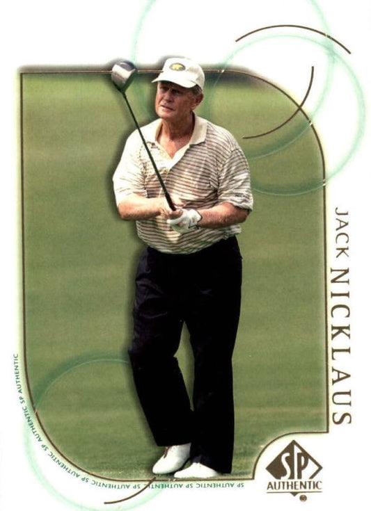 Golf 2001 SP Authentic - No 41 - Jack Nicklaus