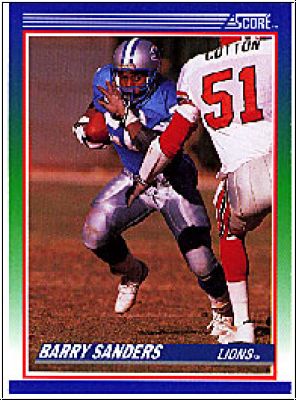 NFL 1990 Score - No 20 - Barry Sanders