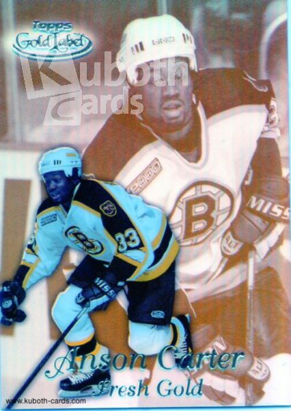 NHL 1999-00 Topps Gold Label Fresh Gold - No FG7 - Anson Carter