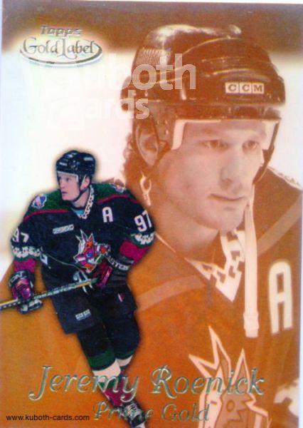 NHL 1999-00 Topps Gold Label Prime Gold - No PG12 - Jeremy Roenick